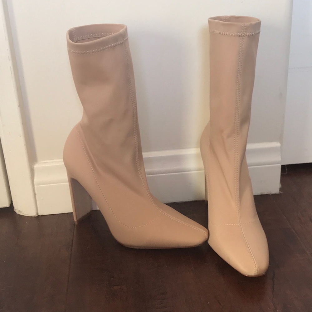 Nude Sock Boots